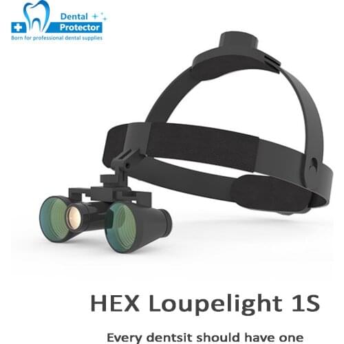 2.5X/3.5X Headband Magnifying Glasses With Headlight Dental LED Loupes Surgical Magnifier Dental Loupe Lamp
