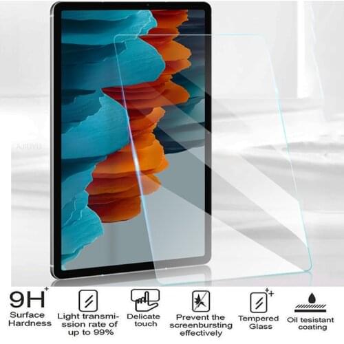Tempered Glass For Samsung Galaxy Tab S7 11'' 2020 SM-T870 T875 Screen Protector Tab S7 Plus S7+ 12.4'' T970 T975 9H Glass Film