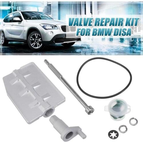 1 set of engine intake manifold valve swirl valve repair kit aluminum rattle repair overhaulfor BMW Disa M54 3.0 ltr