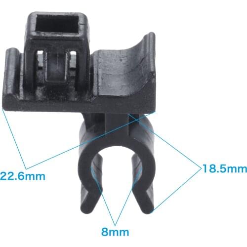 20Pcs Auto Fasteners Hole Car Rivets Hood Bonnet Prop Rod Clip Support Clamp Holder Panel Fender Bumper