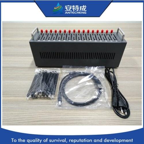 Antecheng Hot selling 16 ports MTK gsm modem pool support change IMEI and sending SMS