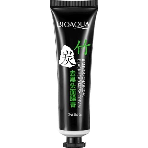 Bamboo Charcoal Nose Mask Cream Tearing Moisturize And Improve Acne Control Oil Remove Blackhead Clear Clean Pores Tender