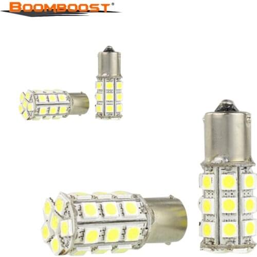 Free Shipping LED Blinker Tail 2Pcs White H7 Backup Signal 12V S25 Ba15s 27SMD 3W Hot sale Rear Turn Signal Car Lights 1156