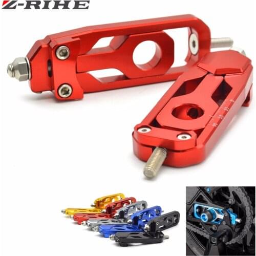 For Yamaha MT09 FZ09 High Quality CNC Chain Adjusters Regulator Tensioners Catena with Spools For Yamaha MT09 FZ09 2013-2015