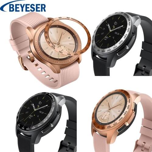 Smart Watch Cover For Samsung Galaxy Watch 42MM Bezel Ring Accessories New Design Cover Anti Scratch Stainless Steel Protection