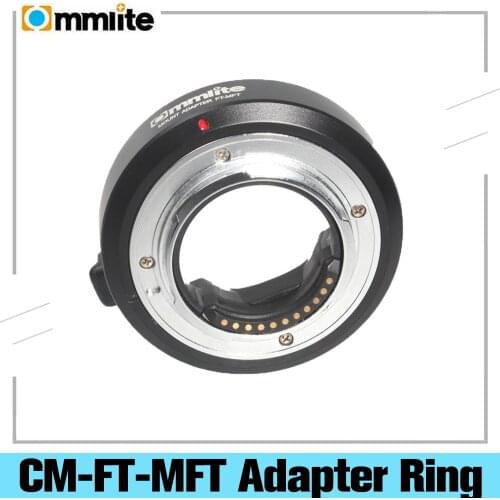 Commlite CM-FT-MFT Electronic Auto Focus Lens Mount Adapter For Olympus OM 4/3 Lens to Micro M4/3 Camera GH4 GH5 GX7 EM5 OM-D