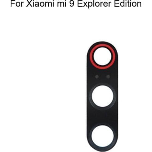 2PCS High quality For Xiaomi mi 9 Explorer Edition Back Rear Camera Glass Lens test good For XIaomi mi9 Explorer Edition Parts