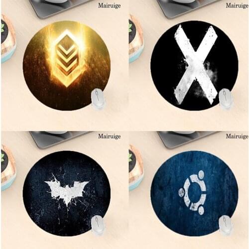 Round Mouse Pad Computer Mousepad Keyboard Table Cover for Dota LOL Gamer Waterproof Non-slip Desk Mat Small Mousepad