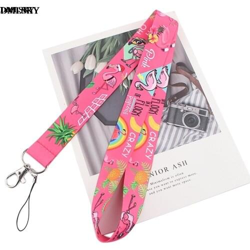 MD181 DMLSKY Fashion Cartoon Bird Necklack Lanyard Key Gym Strap Multifunction Mobile Phone Decoration