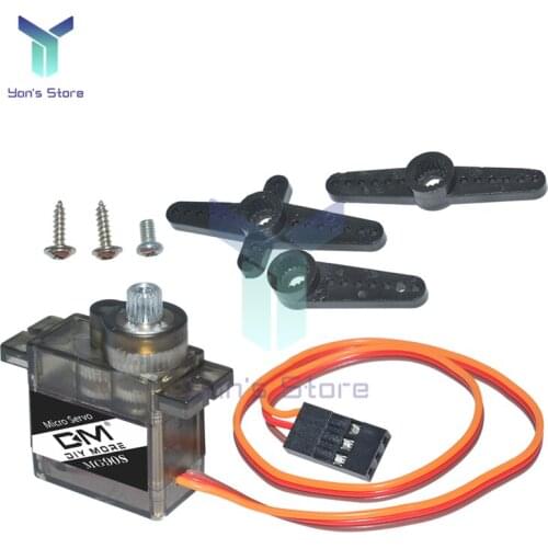 MG90S 9G Metal Gear Servo Motor Steering Engine for 3D Printer Robot RC Helicopter Boat Car Electric Toy High Speed Full Set