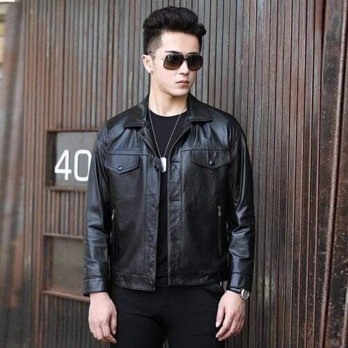 Leather Jacket Men 2020 Genuine Cow Leather Vintage Spring Autumn Coat Real Leather Jackets Jaqueta De Couro Nr55 YY515