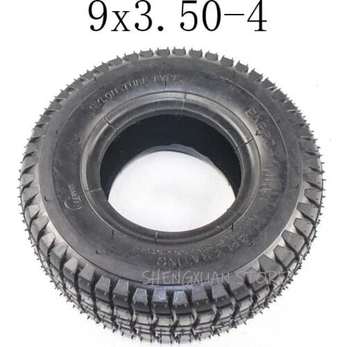 NEWEST 9X3.50-4 TUBELESS 9"x3 1/2" (9x3.50-4) Scooter Tire and 2.80/2.50-4 or 3.00-4 Inch Tubeless for ATV SCOOTOER