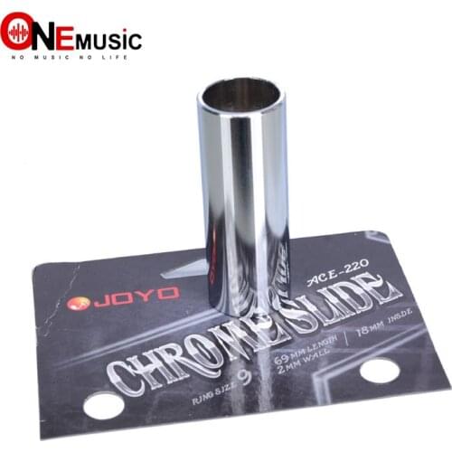 NEW JOYO ACE-220 Guitar Chrome Slide Guitar Slide Bright Metallic Tones 1pcs