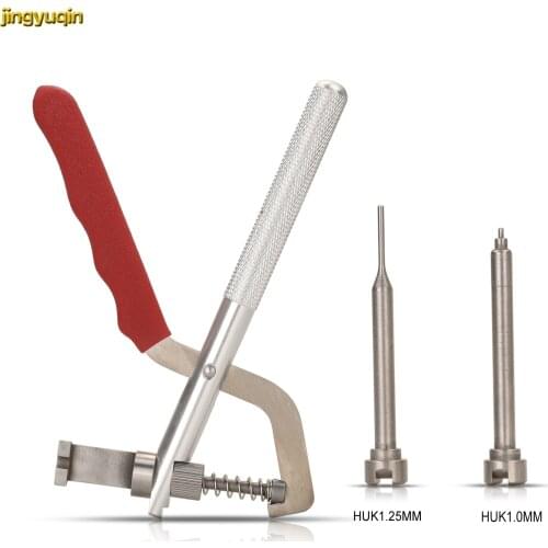 Jingyuqin For Flip Remote Car Key Disassembly Pliers Remover Folding Split Pin Clamp Fixing Locksmith Kit Peg Install Tool