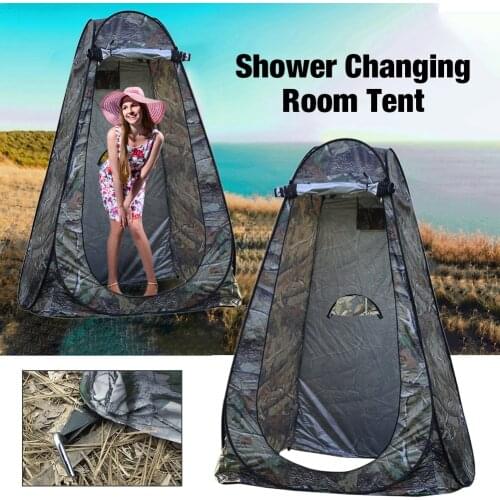Pop Up Privacy Tent Portable Outdoor Shower Tent Camp Toilet Changing Room Rain Shelter with Carry Bag Foldable Lightweight Tent