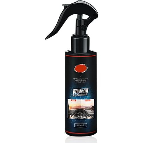 120ml Automobile Front Window Glass Long Lasting Anti-Fog Agent Car Rear View Mirror Window Defogger Liquid Glass Defogging