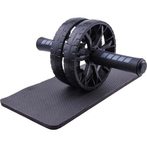 Abdominal Roller Keep Fit Wheels No Noise Abdominal Wheel Ab Roller With Mat For Exercise Muscle Hip Trainer Fitness Equipment