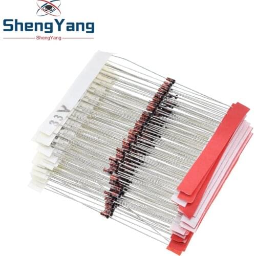 ShengYang (2V4 to 33V) 270Pcs 27Values 1/2W 0.5W Zener Diode Assorted kit Assortment Set New