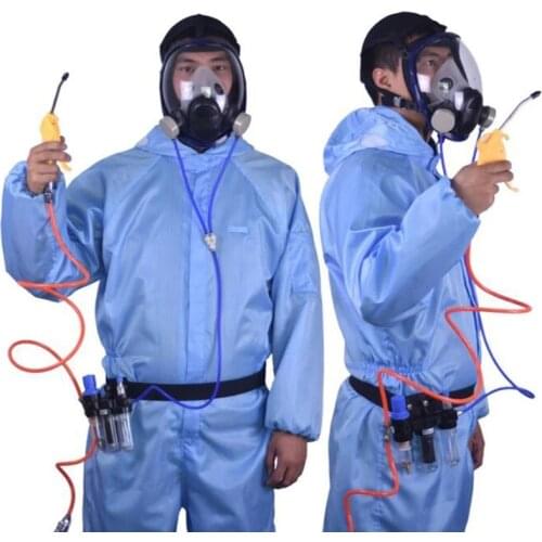 Three-In-One Function Supplied Air Fed Respirator System Use For 6200 6800 Series Full Face Gas Mask
