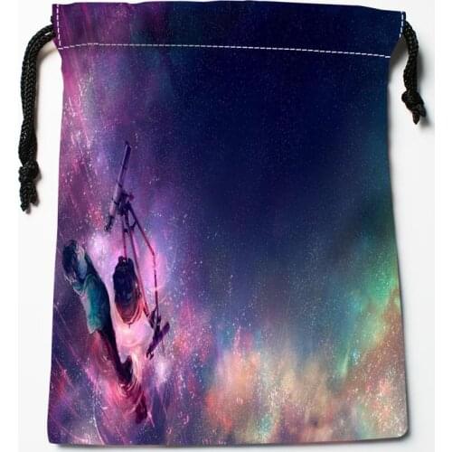 Best Space &Telescope Drawstring Bags Custom Storage Printed Receive Bag Compression Type Bags Size 18X22cm Storage Bags