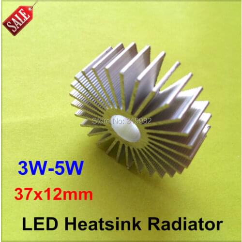 50pcs LED Aluminum Base Heat sink LED Radiator For 3W 4W 5W High Power Lamp DIY LED Cooler Sunflower UFO Round LED PCB Radiator