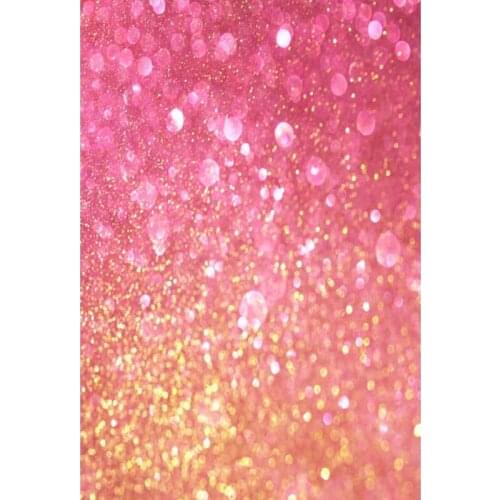 TR 8X8FT newborns baby photography background gold bokeh pink shiny dots backdrop fantasy children photo backdrops studio custom