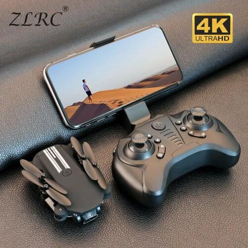 LSRC 2020 New Mini Drone 4K 1080P HD Camera WiFi Fpv Air Pressure Altitude Hold Black And Gray Foldable Quadcopter RC Drone Toy