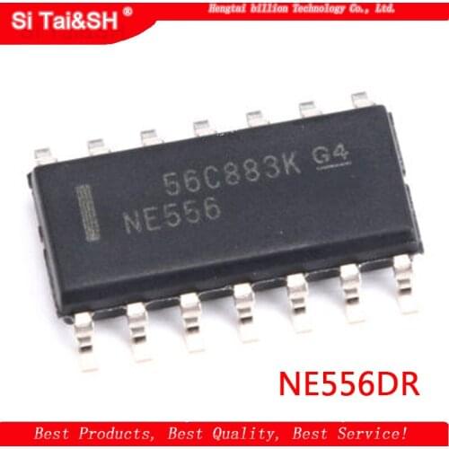 10pcs/lot NE556 NE556DR NE556DT SOP14 DUAL PRECISION TIMERS IC