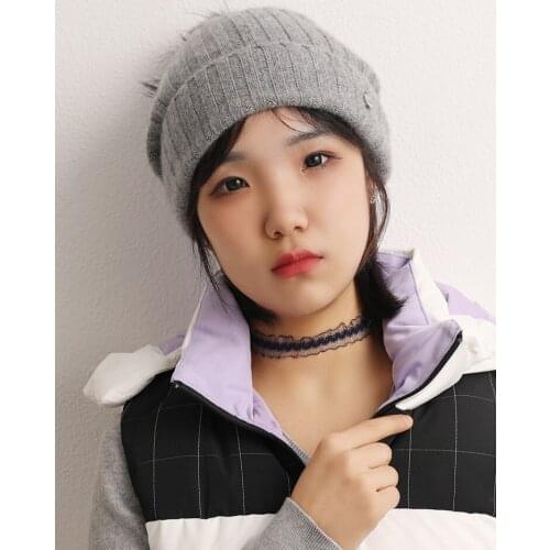 100% Cotton Color Striped Beanie Hat Mens Knitted Beanie