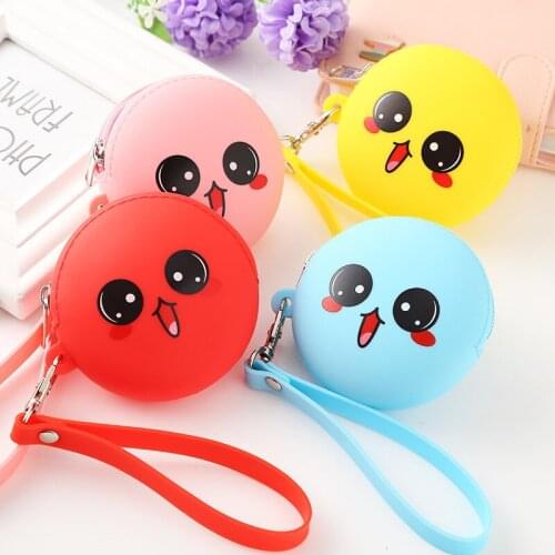 2019 Cartoon Silicone Coin Purse Women Key Wallet Coin Bag Phone Cable Data Line Storage Charger Package Bluetooth earphone Bags