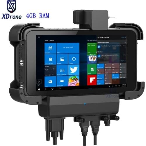 2020 China K86 Rugged Windows 10 Tablet PC Pro Computer RS232 USB IP67 Extrem Waterproof 8" phablet USB2.0 Gps Forklift Driver