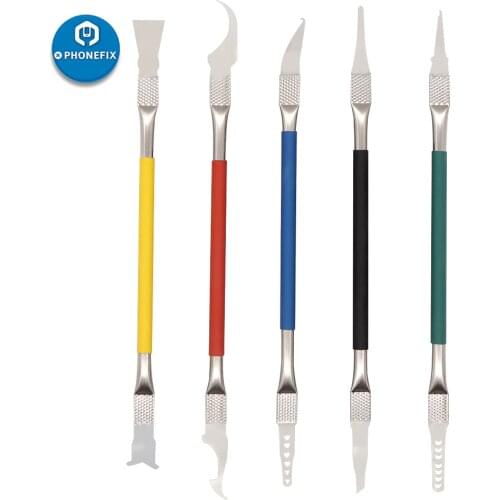 5 in 1 IC Chip Repair Thin Blade CPU NAND Remover BGA Maintenance Knife Remove Glue Disassemble Phone PC Rework Processor Tools