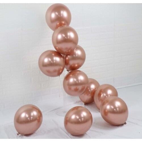 50pcs Silver Rose Gold Metal Happy Birthday Party Ribbon Decoration Kids Boy Girl Adults Wedding Birthday Bride To Be Balloon