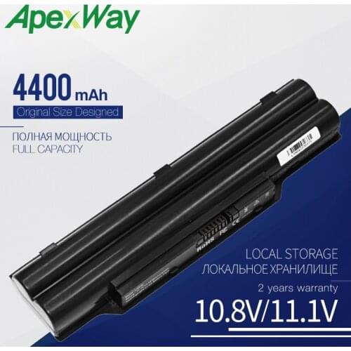 11.1V Laptop Battery FPCBP250 For Fujitsu LifeBook A530 A531 AH530 AH531 LH520 LH522 LH530 LH701 PH521 FMVNBP186 FMVNBP189 6Cell