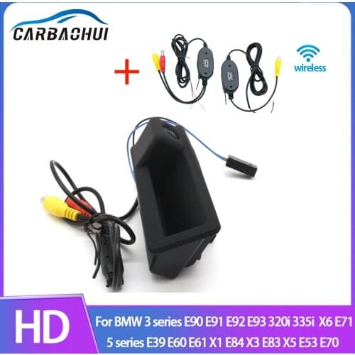 CCD HD Car Rear View Camera Reverse Parking Track For BMW X5 X1 X6 E39 E46 E53 E82 E88 E84 E90 E91 E92 E93 E60 E61 E70 E71