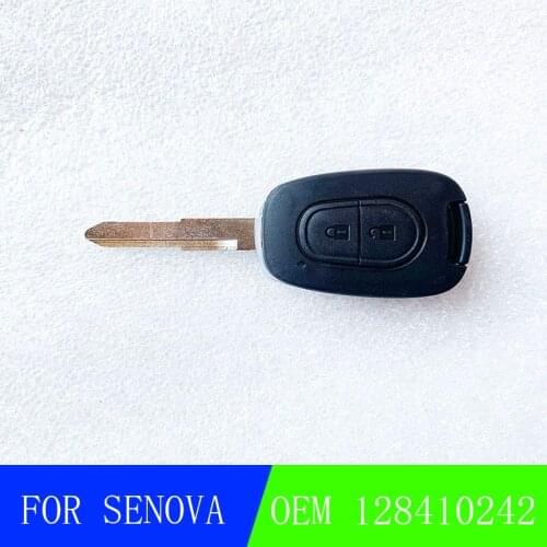 For Baic Senova Remote Car Key Shell Case 2 Button Flip Remote Auto Car Key Shell For Baic E130E150 D20 remote key OEM 128410242