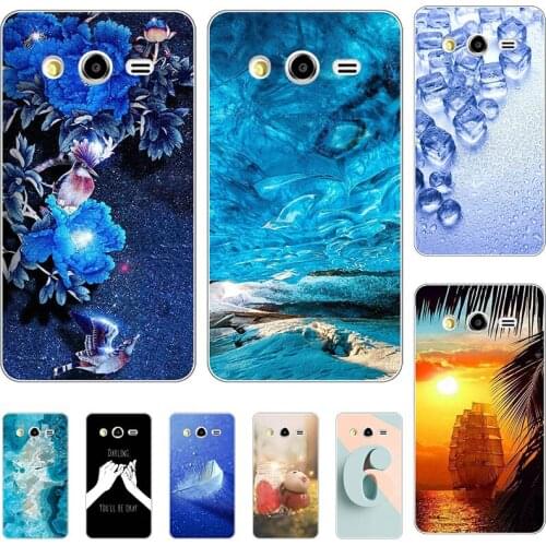 For Samsung Galaxy J1 Ace J110 J110F J1 Ace Neo J111F J110H 4.3" Cover Fashion Cool Cartoon Flower Capa Soft Silicone TPU Case