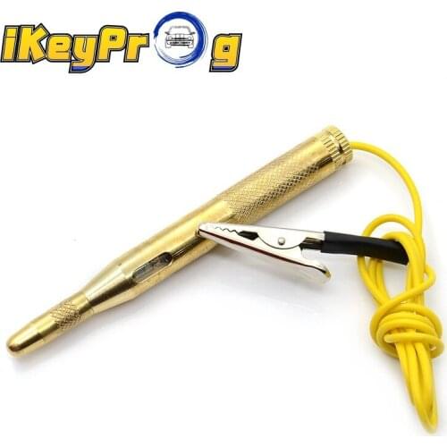 Diagnostic Tools Copper Auto Car DC 6V 12V 24V Light Circuit Tester Lamp Voltage Test Pen Detector Probe Test Light System