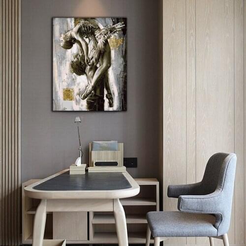 DIY colorings pictures by numbers with dancer picture drawing Relief painting by numbers framed Home