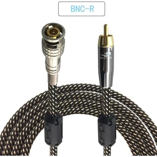 RCA to BNC Male Video Cable Q9 Video Extension Line 75-5 Monitor Camera Video Signal Interconnect Cable OFC 1M 2M 3M 5M