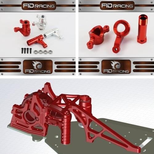 FID Racing Rear Alunium CNC Alloy Steering Set with Bearing for Losi DBXL-e 2.0 1/5 RC CAR