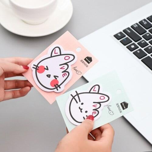 DL Korean version of stationery than heart meow N time to paste creative cartoon convenience sticker sticker wholesale
