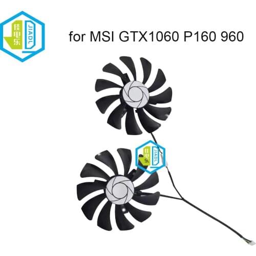 85MM graphics card fan cooler For MSI GeForce GTX 1060 OC 6G 960 P106 GTX1060 GTX960 HA9010H12F-Z cooling radiator 4 pin fans