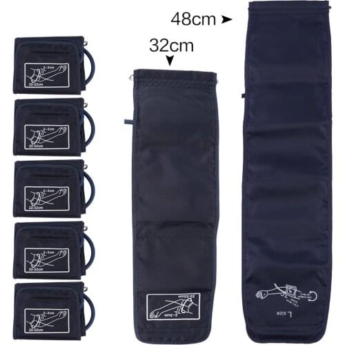 32/48cm Blood Pressure Cuff Only Digital Blood Pressure Monitor Arm Cuffs Tonometer Sphygmomanometer Pulse Heart Beat Rate Meter