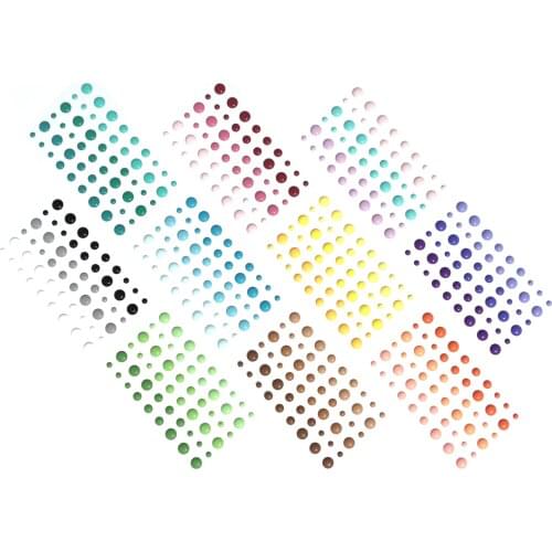 10 colors mixed resin sticker enamel dots scrapbooking embellishments