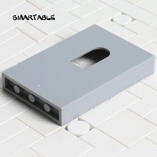 Smartable Wall Panel 1x4x5 with Window Building Blocks Parts MOC DIY Toy For City Wall Compatible Major Brand 60808 8pcs/lot