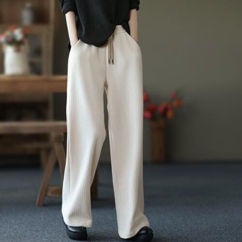 Женские прямые брюки NINI WONDERLAND China At AliExpress