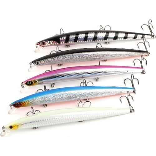 180mm/26g Minnow Fishing Lures Jerkbait Big Long Artificial Hard Bait Sea Fishing Crankbait Big Fish Wobblers