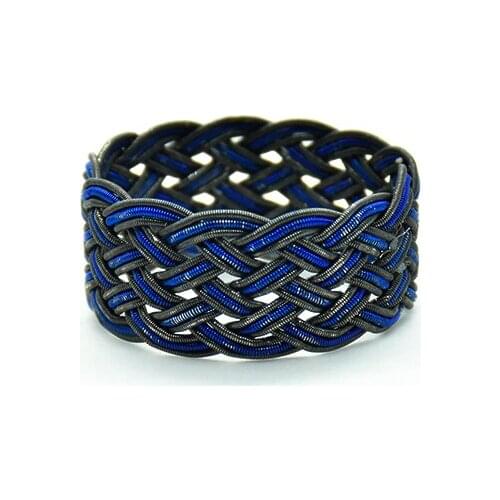 1000 Sterling Kazaziye Hand Knitting Silver Ring