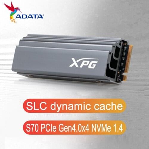 ADATA XPG GAMMIX S70 PCIE GEN4X4 pcie4.0 M.2 2280 SOLID STATE DRIVE 1TB SSD 2TB For Laptop Desktop Hard Disk PC
